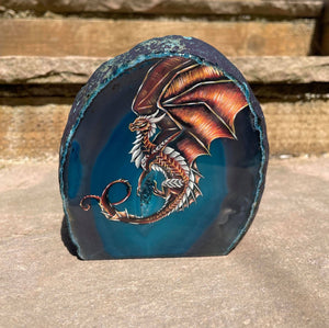 Kvatch the Red Guardian Dragon Agate