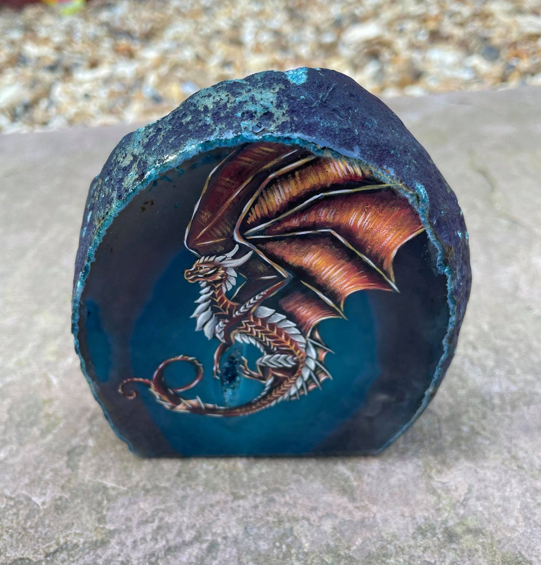 Kvatch the Red Guardian Dragon Agate