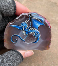 Load image into Gallery viewer, Blue Perching Dragon Agate