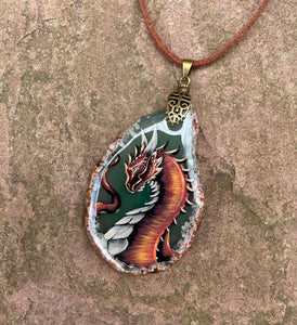 Playful Dragon Portrait Dragon Agate
