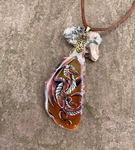 Fire Guardian Dragon Agate