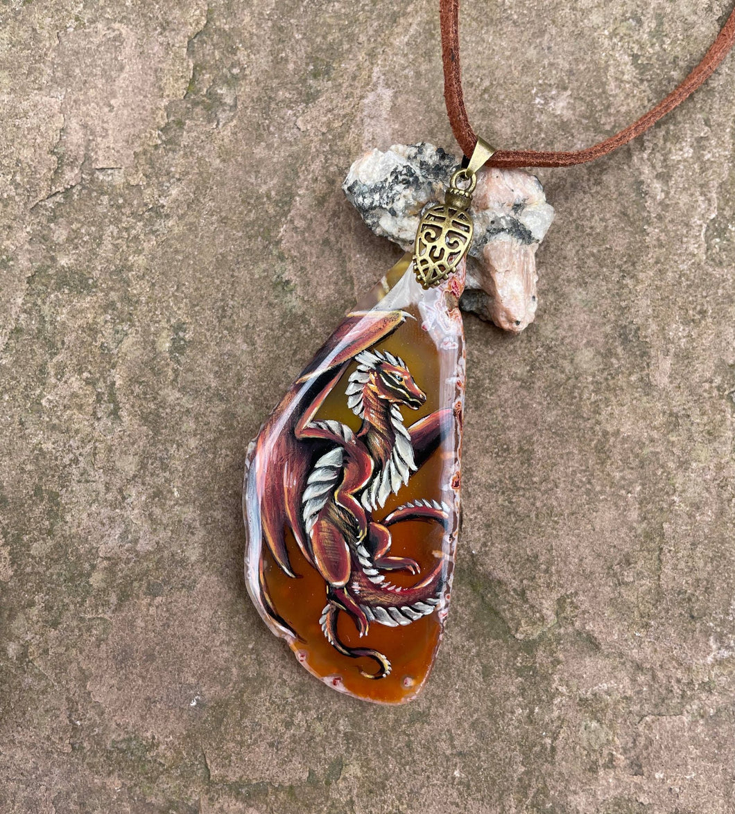 Fire Guardian Dragon Agate