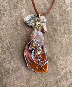Fire Guardian Dragon Agate