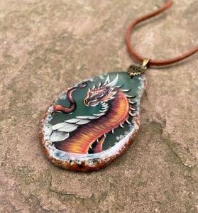 Playful Dragon Portrait Dragon Agate