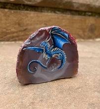Load image into Gallery viewer, Blue Perching Dragon Agate