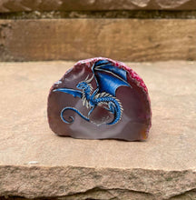 Load image into Gallery viewer, Blue Perching Dragon Agate