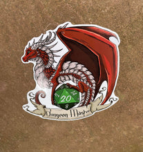 Load image into Gallery viewer, Dungeon Master Dragon Vinyl Sticker