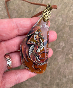 Fire Guardian Dragon Agate