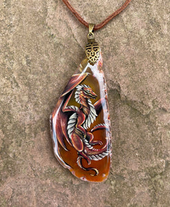 Fire Guardian Dragon Agate