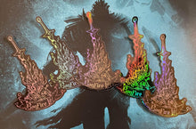 Load image into Gallery viewer, Bonfire Lit Holo Vinyl Sticker