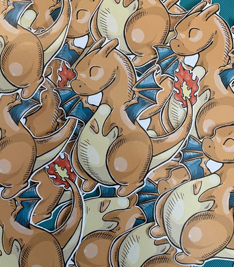 Cute Charizard Vinyl Sticker
