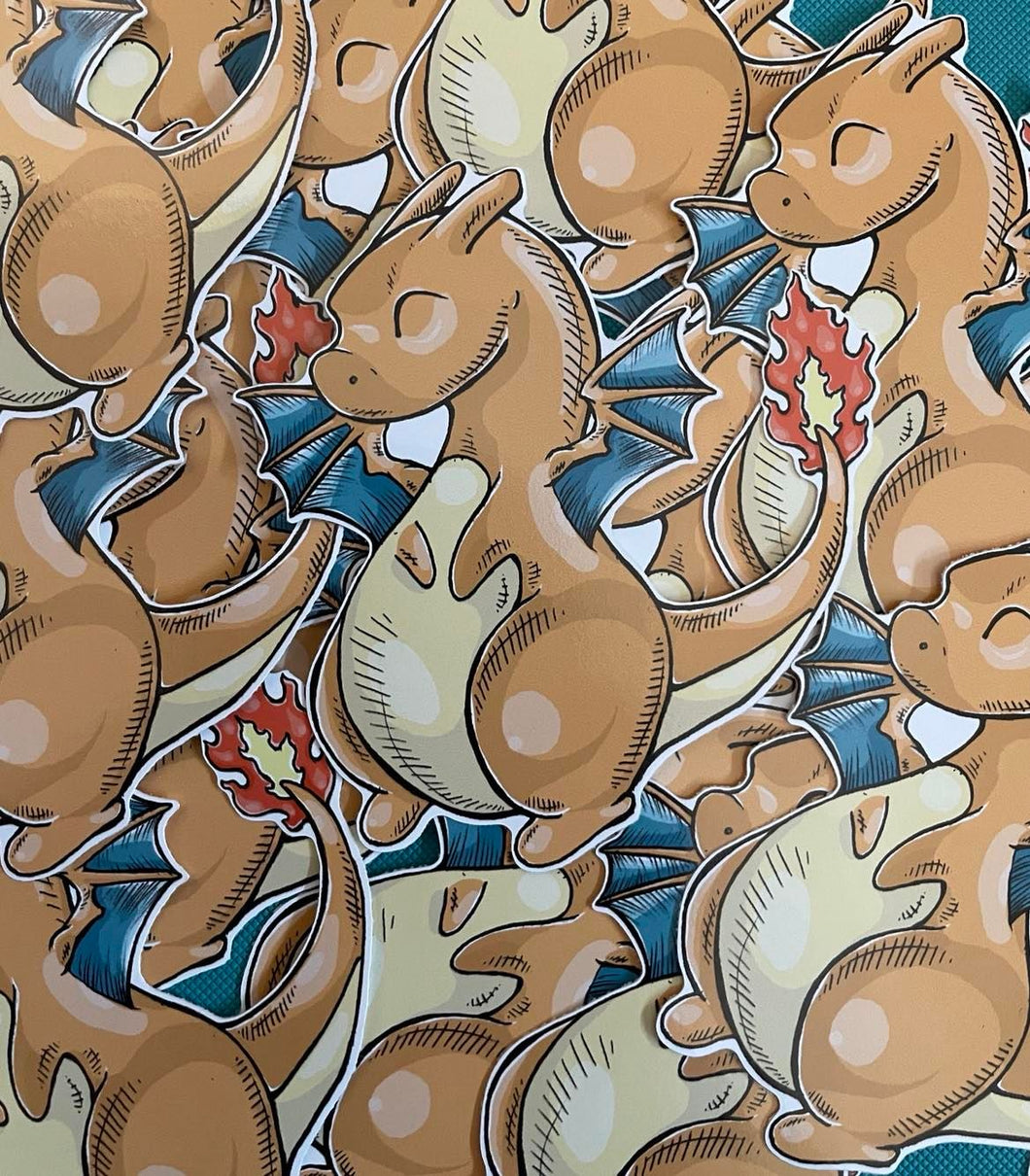 Cute Charizard Vinyl Sticker