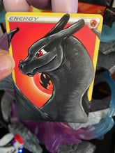 Load image into Gallery viewer, Shiny Charizard Hand painted Energy Card
