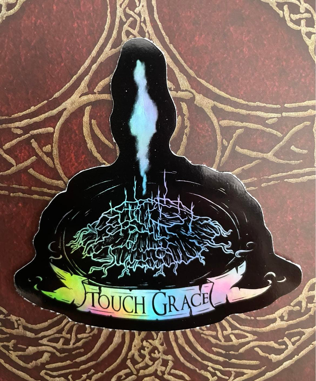 Grace Holographic Vinyl Sticker
