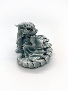 Winter Herald Dragon Sculpture