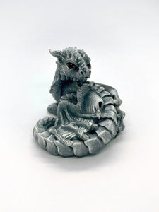 Winter Herald Dragon Sculpture