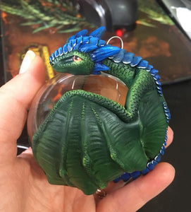 Custom Painted Dragon Bauble