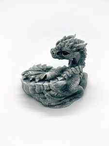 Winter Herald Dragon Sculpture