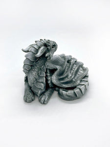 Winter Herald Dragon Sculpture
