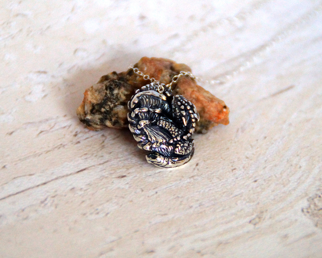 Sterling Silver Little Dragon Charm