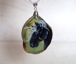 Shire Unicorn Painted Agate