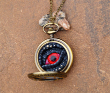 Load image into Gallery viewer, Black/Red Pocket Watcher