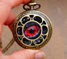 Load image into Gallery viewer, Black/Red Pocket Watcher