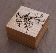 Load image into Gallery viewer, Vizzerdrix Solid Oak 9cm Wooden Box (Made to Order)