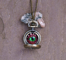 Load image into Gallery viewer, Little Green Eye Pocket Watcher