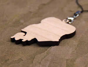 Mimic Cherry Wood Charm