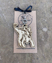 Load image into Gallery viewer, Happy Stegosaurus Wooden Engraved Charm