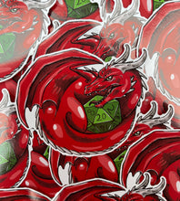 Load image into Gallery viewer, Dice Guardian Dragon Vinyl Sticker