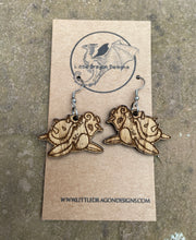 Load image into Gallery viewer, Lapras Engraved Wooden Earrings