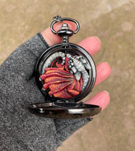 Load image into Gallery viewer, Little Red Guardian Pocket Dragon