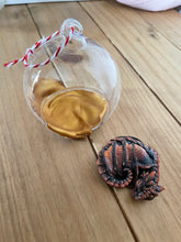 Load image into Gallery viewer, Sleepy Dragon Open Front Bauble