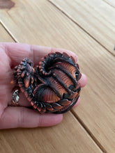 Load image into Gallery viewer, Sleepy Dragon Open Front Bauble