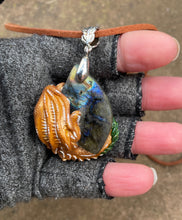 Load image into Gallery viewer, Flower Dragon Pendant and Box