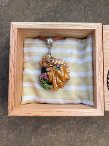Flower Dragon Pendant and Box