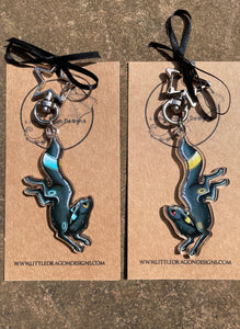 Umbreon Double Sided Clear Acrylic Charm