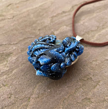 Load image into Gallery viewer, Moon Guardian Labradorite Dragon Necklace