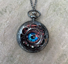 Load image into Gallery viewer, Piercing Blue Eyed Pocket Watcher