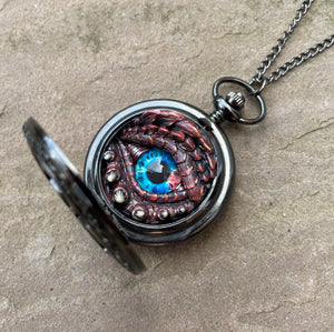 Piercing Blue Eyed Pocket Watcher