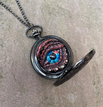 Load image into Gallery viewer, Piercing Blue Eyed Pocket Watcher