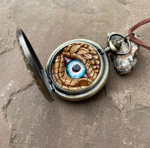 Golden Dragon Pocket Watcher