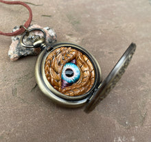 Load image into Gallery viewer, Golden Dragon Pocket Watcher