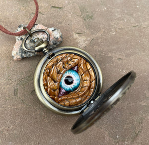Golden Dragon Pocket Watcher