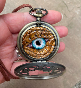 Golden Dragon Pocket Watcher