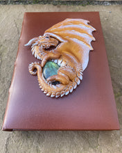 Load image into Gallery viewer, Labradorite Guardian Dragon Journal