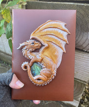 Load image into Gallery viewer, Labradorite Guardian Dragon Journal