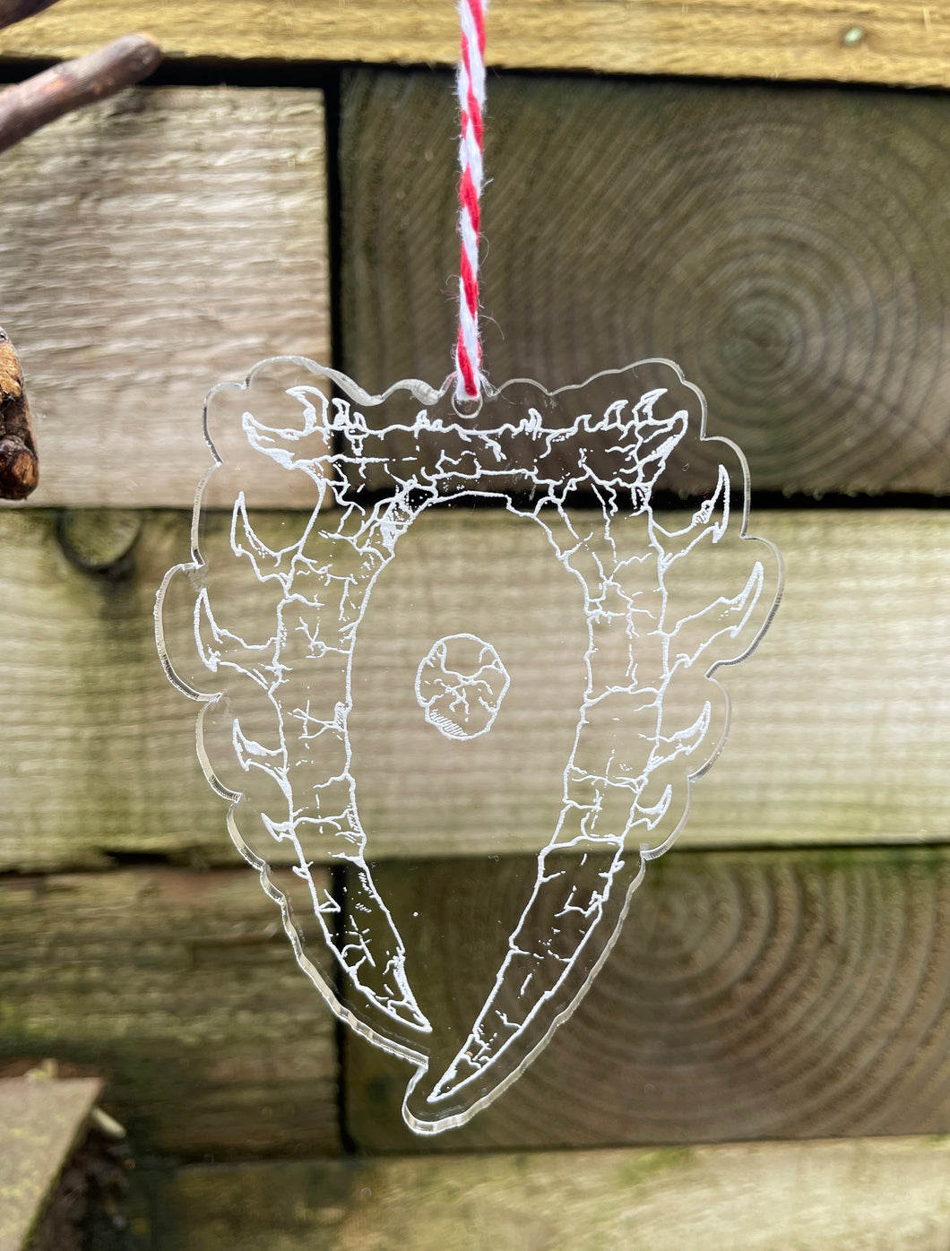 Elder Scroll Oblivion Inspired Clear Acrylic Decoration